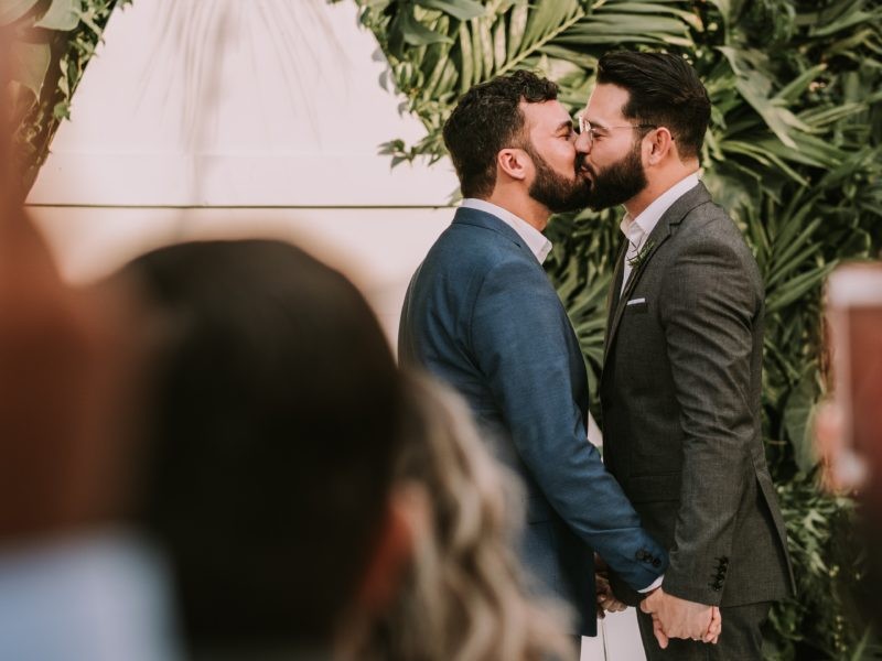 Boda gay entre dos hombres